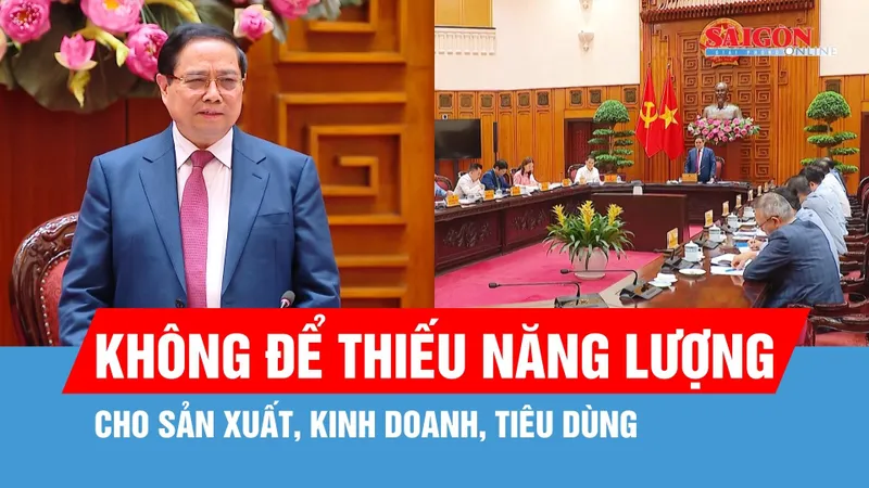 Không để thiếu năng lượng cho sản xuất, kinh doanh, tiêu dùng
