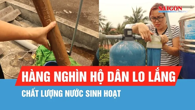 Hải Phòng: Hàng nghìn hộ dân lo chất lượng nước sinh hoạt