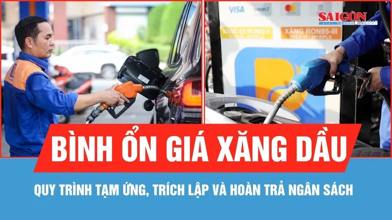 Quy trình tạm ứng, trích lập Quỹ bình ổn giá xăng và hoàn trả tạm ứng ngân sách