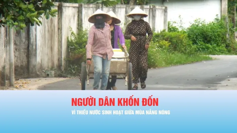 Podcast bản tin tối 12-4: Người dân thiếu nước sạch giữa mùa nắng nóng vì nhà máy cấp nước hư hệ thống bơm