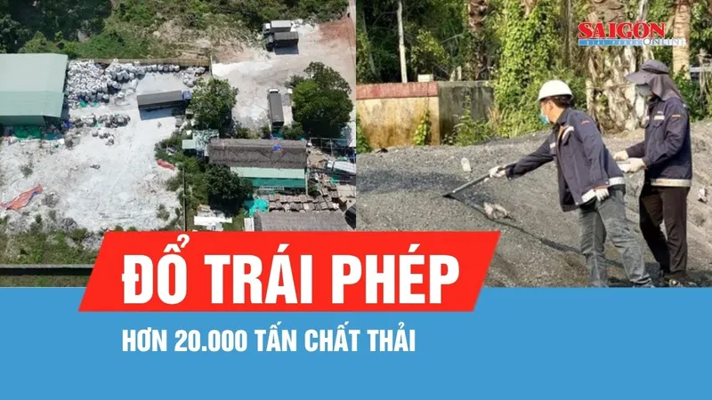 Vạch trần chiêu "xử lý" hơn 20.000 tấn chất thải giá siêu rẻ