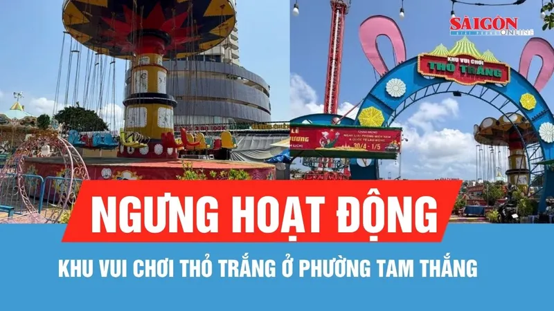 TPHCM: Khu vui chơi Thỏ Trắng bị yêu cầu ngưng hoạt động từ 16-4