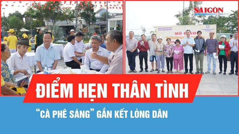 “Cà phê sáng” gắn kết lòng dân