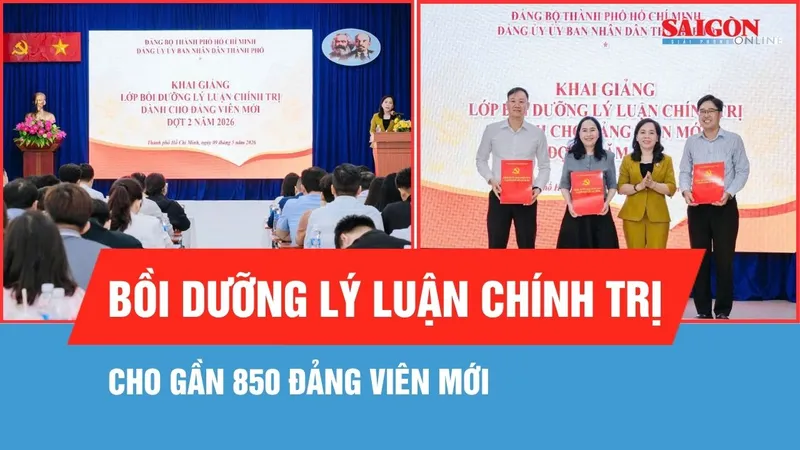 TPHCM: Bồi dưỡng lý luận chính trị cho gần 850 đảng viên mới