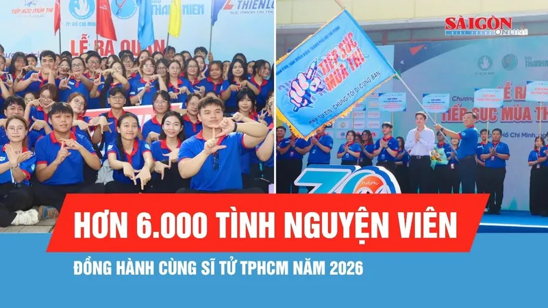 Hơn 6.000 tình nguyện viên đồng hành cùng sĩ tử TPHCM năm 2026