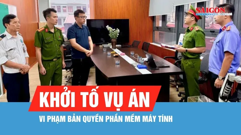 Khởi tố vụ án vi phạm bản quyền phần mềm máy tính tại Phú Thọ