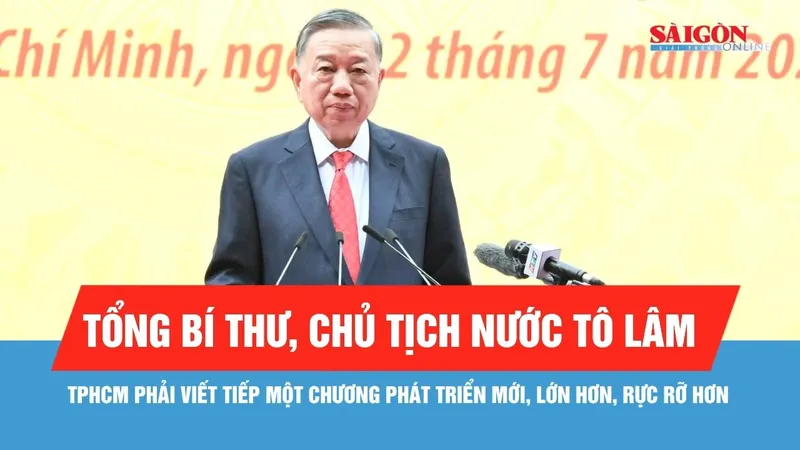 TPHCM phải viết tiếp một chương phát triển mới, lớn hơn, đẹp hơn, xứng đáng hơn, rực rỡ hơn
