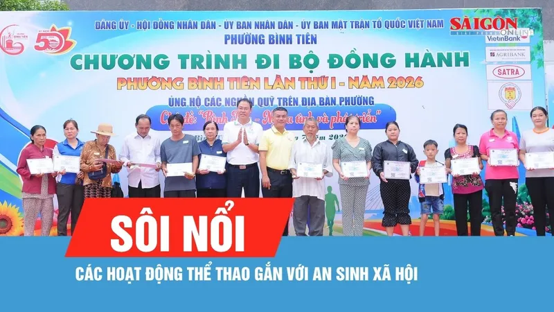 Sôi nổi các hoạt động thể thao gắn với an sinh xã hội