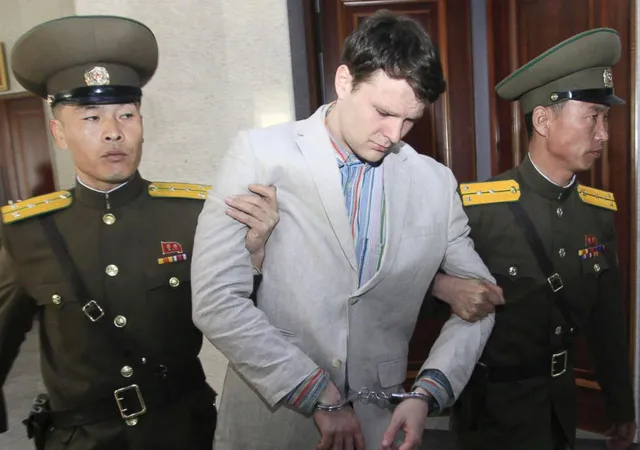Otto Warmbier, một sinh viên Mỹ cũng đang bị giam giữ tại Triều Tiên. Ảnh: Getty