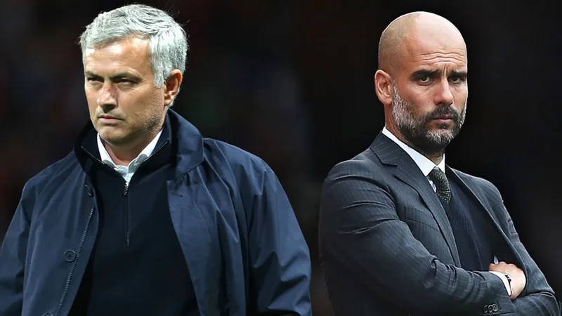 Premier League đang hy vọng vào những nhà cầm quân hàng đầu Pep Guardiola (phải) và Jose Mourinho.