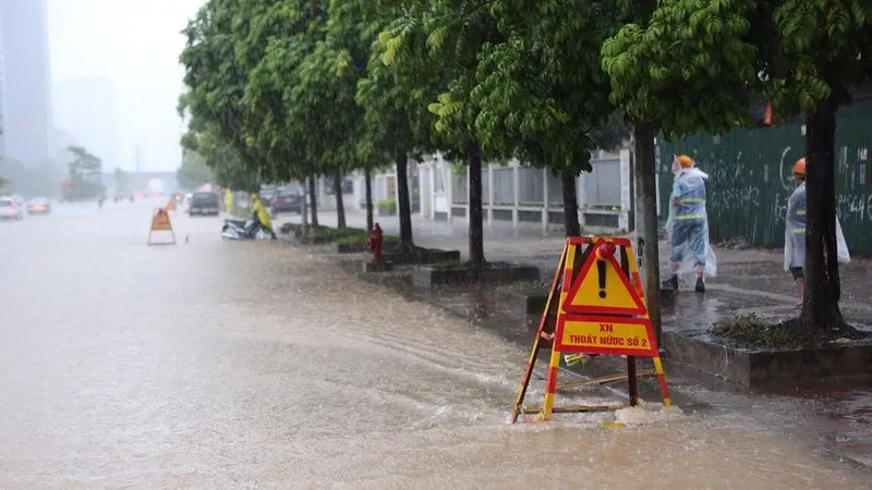 Cảnh báo mưa lớn trên diện rộng ở Bắc bộ