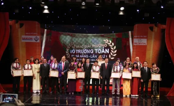 Giải thưởng Võ Trường Toản năm 2017 tại TPHCM: 40 nhà giáo xuất sắc được trao giải