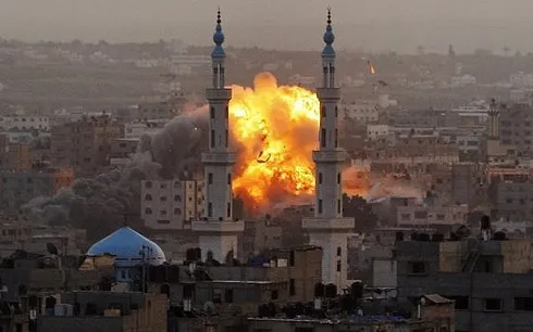 Israel không kích lực lượng Hamas ở Dải Gaza 