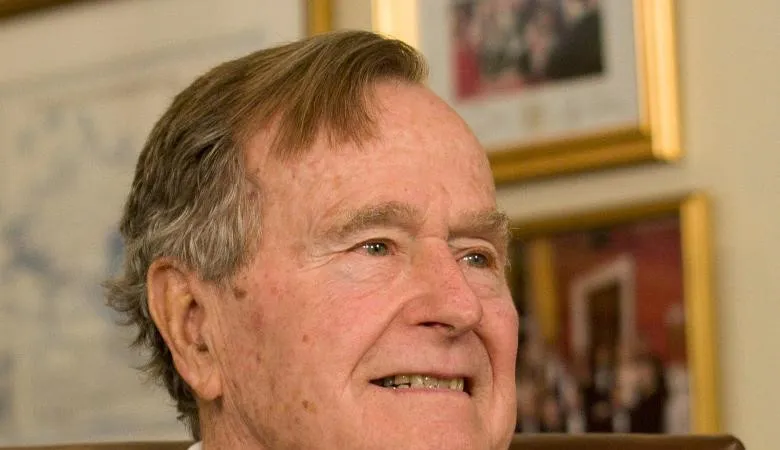 Tổng thống thứ 41 của Mỹ George Herbert Walker Bush. Ảnh: REUTERS