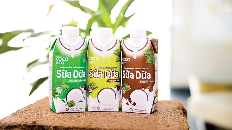 Betrimex ra mắt 2 sản phẩm sữa dừa mới