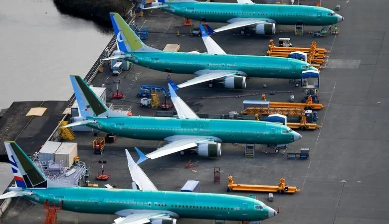 Các máy bay Boeing 737 MAX tại nhà máy Boeing ở Renton, Washington, Mỹ. Ảnh: REUTERS