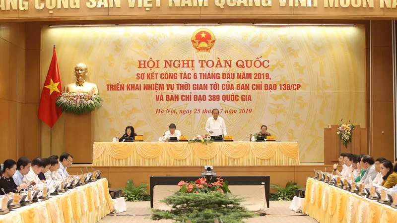 Phó Thủ tướng Thường trực Chính phủ Trương Hoà Bình phát biểu chỉ đạo tại Hội nghị. Ảnh: VGP