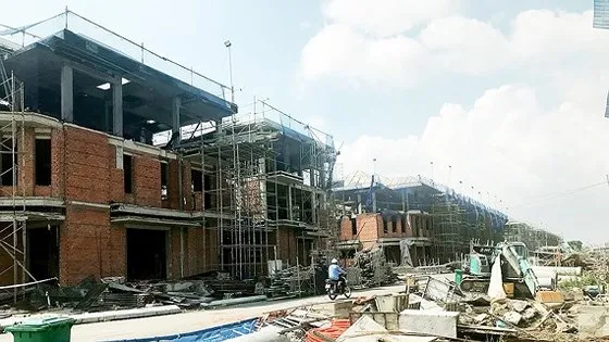 Các biệt thự được "xây chui" ở phường Phú Mỹ, quận 7