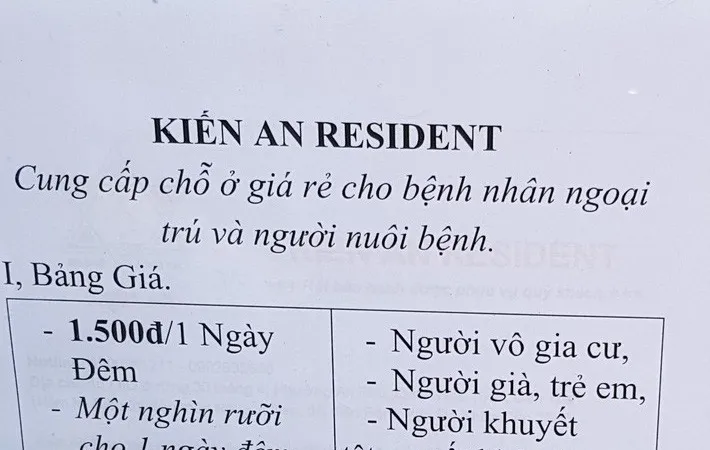 Nơi chia sẻ với bệnh nhân nghèo