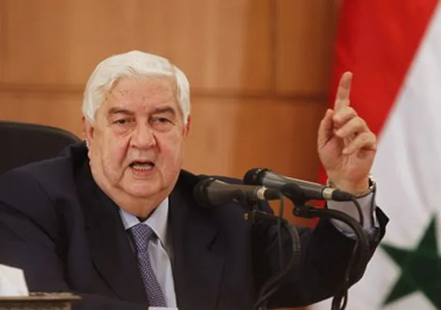 Ngoại trưởng Syria Walid al-Moualem. Nguồn: ejinsight.com