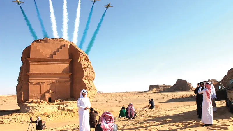 Khách du lịch đổ về Saudi Arabia 