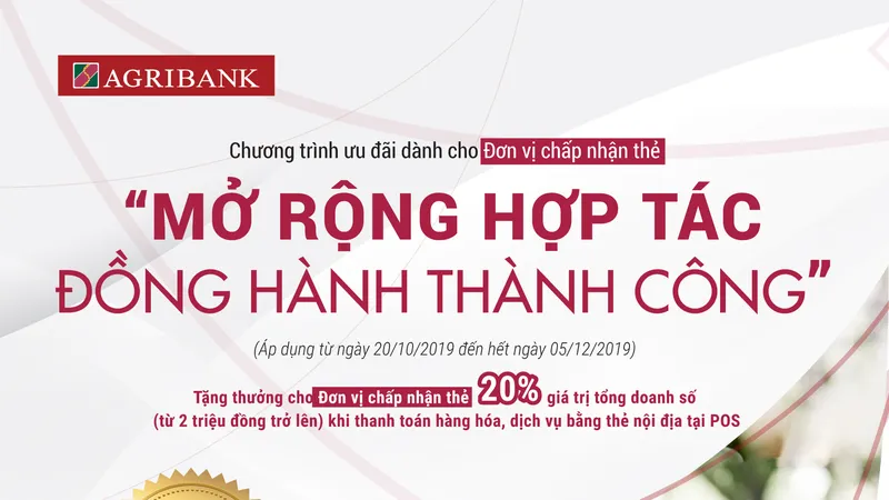 Agribank cùng Đơn vị chấp nhận thẻ “Mở rộng hợp tác, đồng hành thành công”