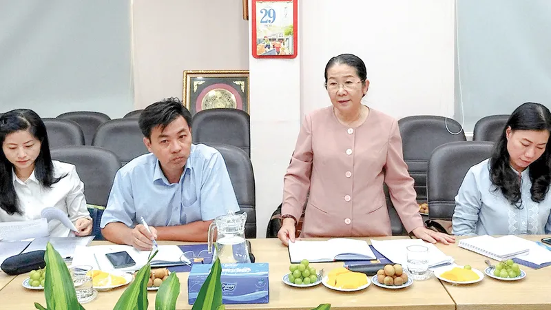  Phó Bí thư Thành ủy TPHCM Võ Thị Dung phát biểu tại buổi giám sát