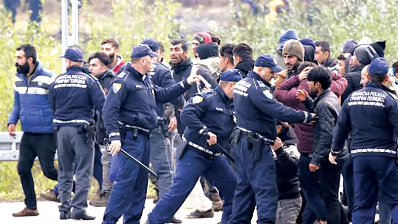 Cảnh sát Bosnia và Herzegovina ngăn chặn dòng người nhập cư trái phép