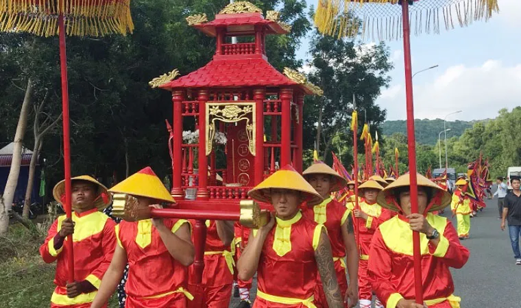  Lễ rước linh vị Hoàng tử Cải về An Sơn Miếu