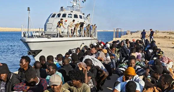 Libya cứu 200 người di cư trên biển