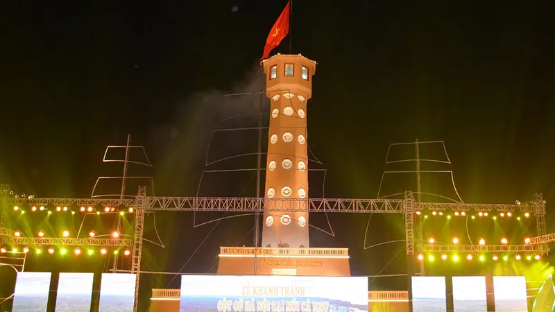 Khánh thành Cột cờ Hà Nội tại Mũi Cà Mau