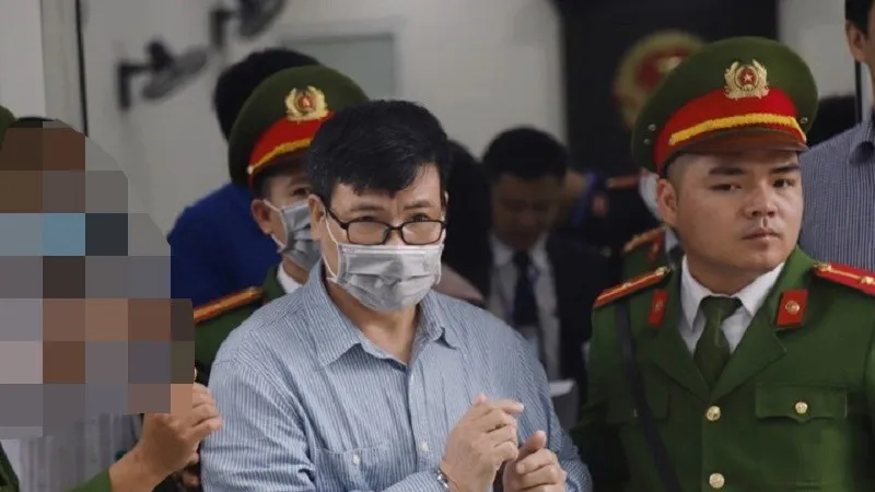Bị cáo Trương Duy Nhất tại phiên tòa sáng nay. Nguồn: VOV