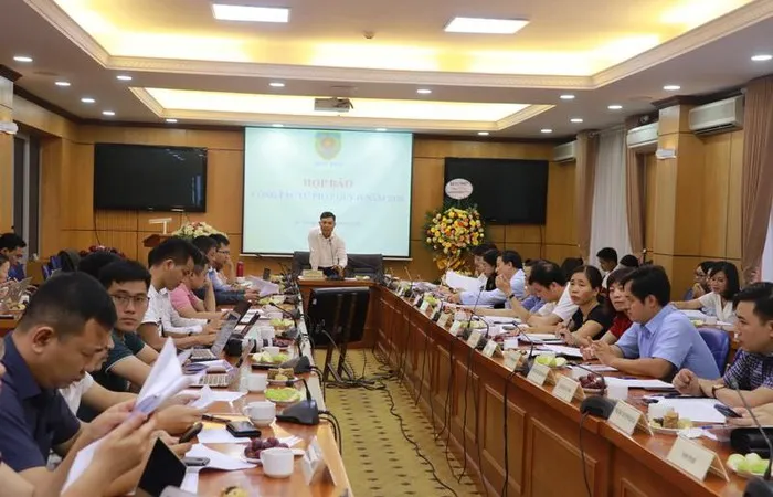 Quang cảnh buổi họp báo