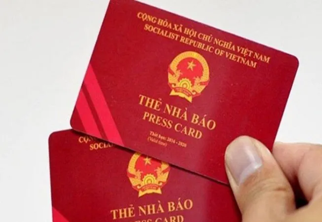 Thẻ nhà báo mới gắn chip chống làm giả