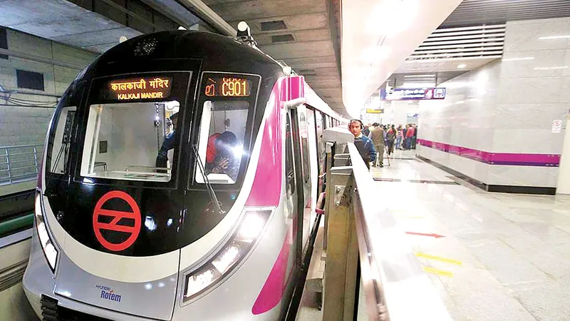 Tuyến tàu điện ngầm không người lái ở Ấn Độ