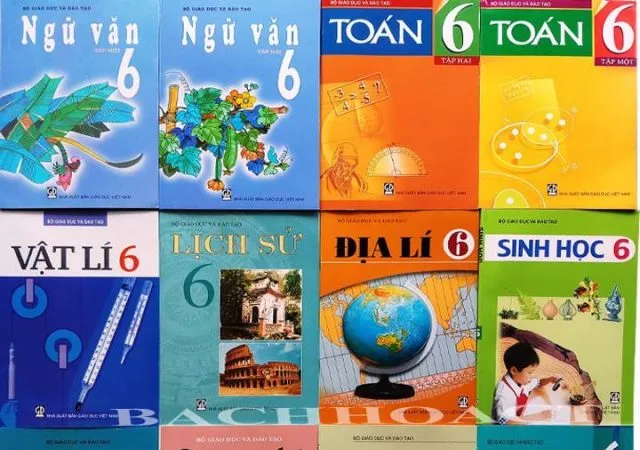 Năm học 2021 - 2022: Sử dụng sách giáo khoa lớp 2, lớp 6 mới