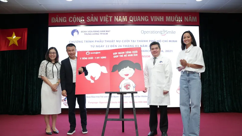 Con Bò Cười hợp tác Operation Smile giai đoạn 2021-2023 