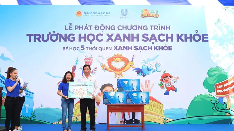 Triển khai “Chương trình trường học xanh - sạch - khỏe” tại 1.100 trường tiểu học toàn quốc 