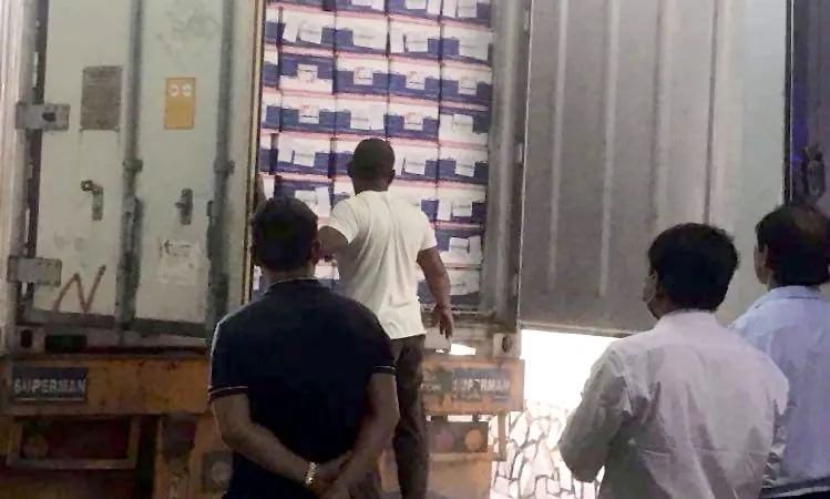  Lô hàng trứng cá của Công ty Minh Thái