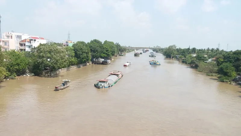 Kênh Chợ Gạo là tuyến đường giao thông thủy huyết mạch của Đồng bằng sông Cửu Long