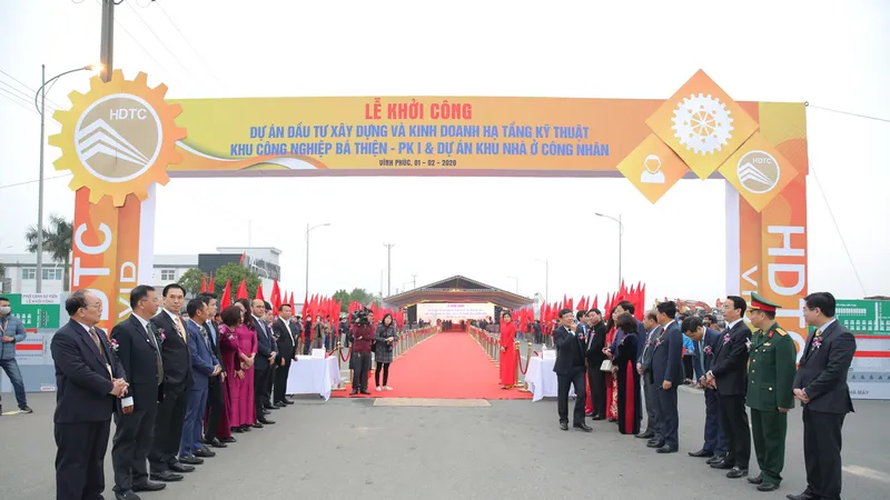 Khởi công dự án đầu tư xây dựng và kinh doanh kỹ thuật KCN Bá Thiện - PK 1 và dự án khu nhà ở công nhân
