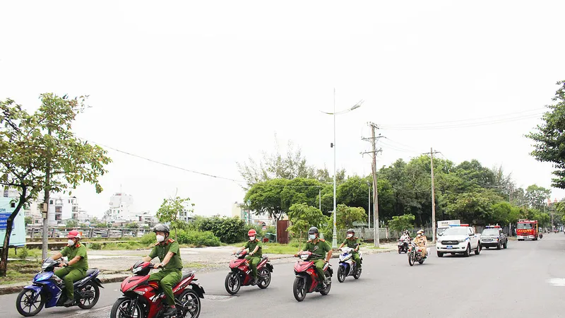 Lực lượng công an tăng cường tuần tra phòng chống tội phạm 