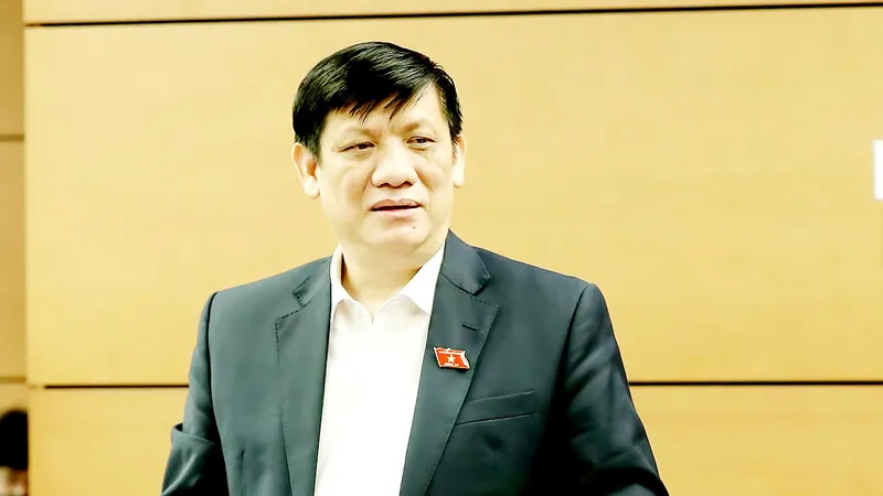 Bộ trưởng Bộ Y tế Nguyễn Thanh Long. Ảnh: QUANG PHÚC