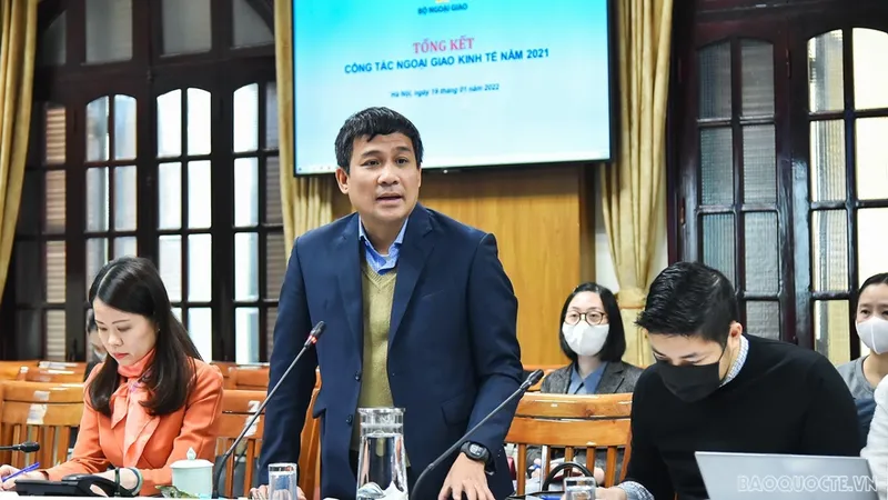 Điểm sáng ngoại giao kinh tế năm 2021
