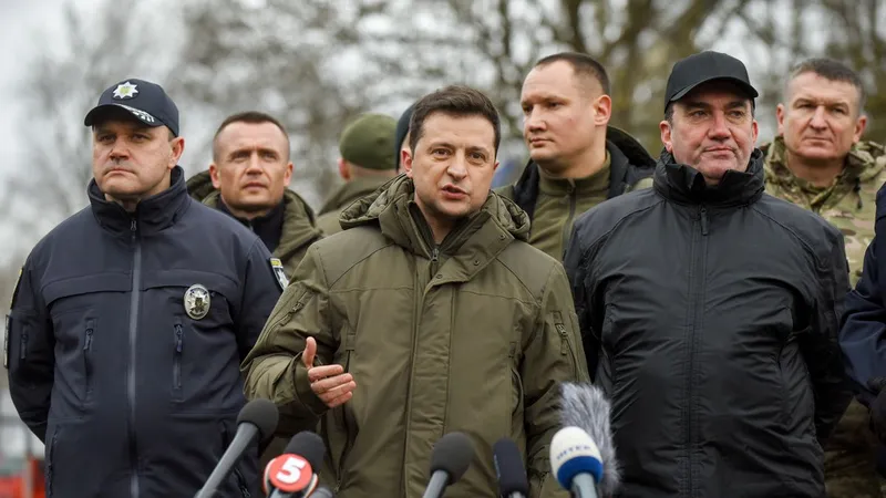 Tổng thống Ukraine Volodymyr Zelensky 