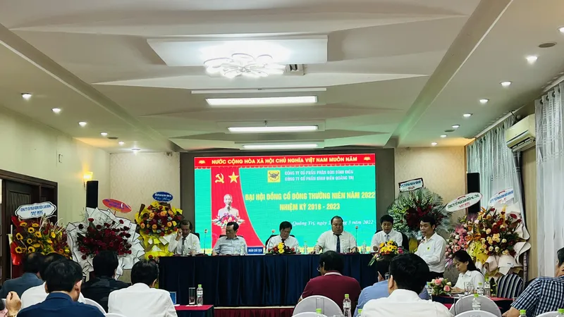 Công ty Cổ phần Bình Điền Quảng Trị đã tổ chức Đại hội đồng cổ đông năm 2022