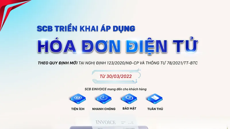 Để tra cứu, tìm hiểu thêm thông tin về hóa đơn điện tử tại SCB, khách hàng vui lòng truy cập địa chỉ: https://tracuuhoadon.scb.com.vn Để biết thêm thông tin chi tiết, Khách hàng vui lòng liên hệ tổng đài 1900 6538 để được hỗ trợ.