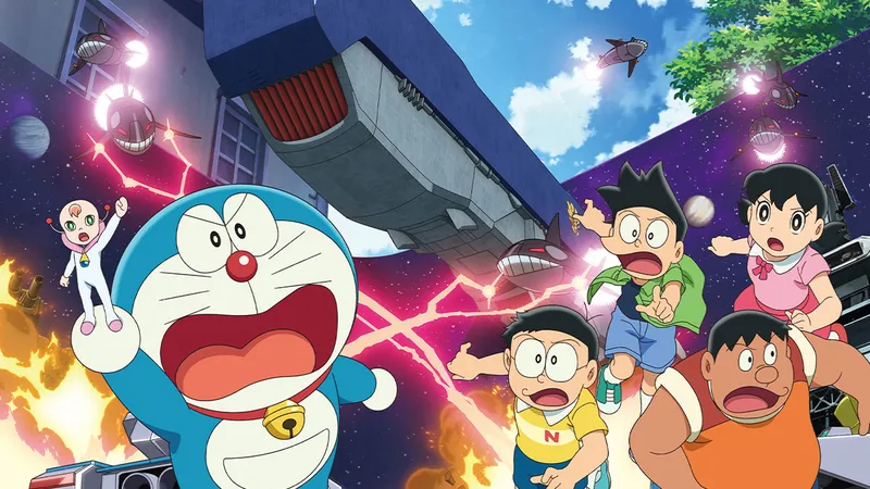 Doraemon: Nobita và cuộc chiến vũ trụ tí hon 2021 đang là lựa chọn của nhiều gia đình