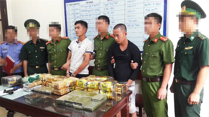 Ma túy và phương tiện vận chuyển do lực lượng phá án thu giữ trong chuyên án A3.521