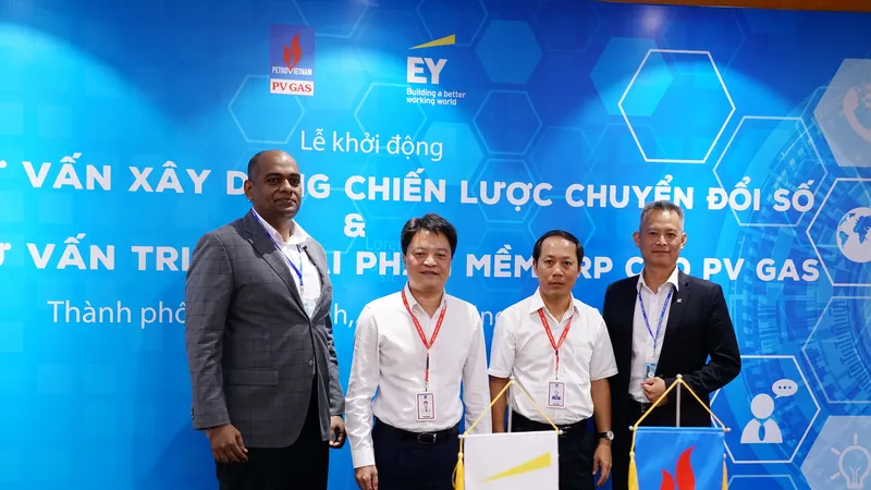 PV GAS và đối tác EY khởi động dự án “Tư vấn chiến lược Chuyển đổi số” và “Tư vấn triển khai phần mềm ERP” cho PV GAS